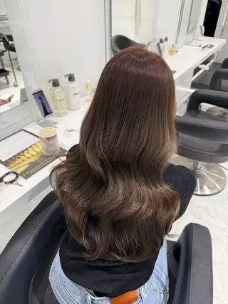 ミディアム カラー ♡上品韓国髪♡ブラ ウン/SAYATOのヘアスタイル