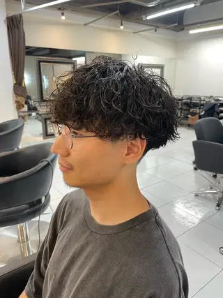 ショート カラー パーマ メンズ 🔥お値段以上🔥 メンズ特化たかひろのヘアスタイル