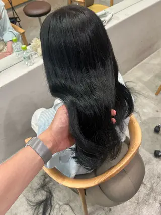 ロング カラー 誰よりも丁寧なカット 🍀小林輝のヘアスタイル