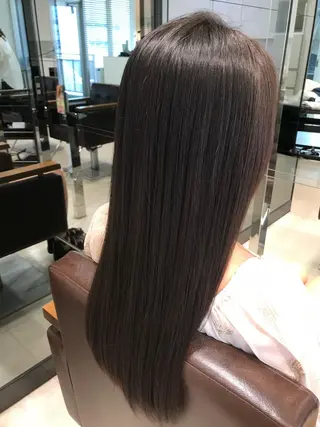 ロング 韓国🇰🇷 ✂︎hair 内田愛のヘアスタイル