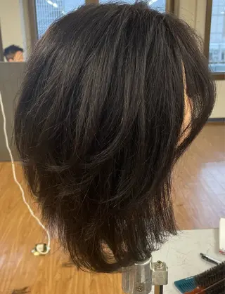 セミロング 坂元 心愛のヘアスタイル