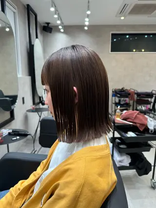 ショート 森本峻介 ボブ/透明感カラーのヘアスタイル