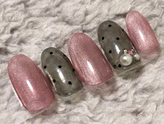 ネイル ゆうちゃんカット専門店所属・ゆうちゃんネイル フィルイン対応サロンのネイルデザイン