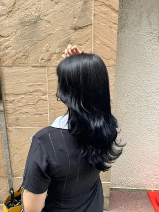 セミロング 👑ツヤブリーチ特化 👑おうた👑のヘアスタイル