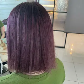 カラー 韓国カラー／エクステ 松戸梨杏のヘアスタイル