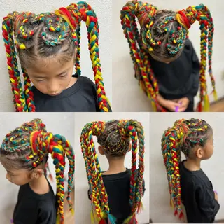 ロング B-W ⭐️REIKOのヘアスタイル