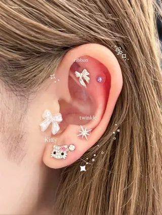 🍒垢抜けカラー エクステヘアメあずみのヘアスタイル