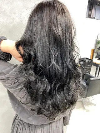 ロング カラー 🧸艶々韓国ヘア 🧁mizunaのヘアスタイル