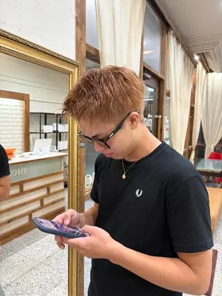 カラー nico所属・KANNA🩵 nico 東心斎橋のヘアスタイル