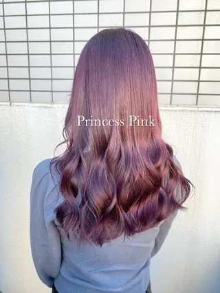 ロング カラー ヘアアレンジ マツエク・マツパ アイブロウ ♡ 𝐑𝐈𝐎♡のヘアスタイル