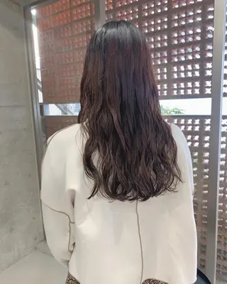 ロング パーマ ボブパーマコテ巻き風 パーマNo1深江秀平のヘアスタイル