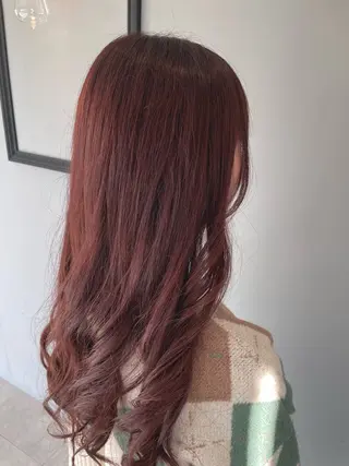 ロング Agu  hair  西川田店所属・大橋 綾子のヘアスタイル