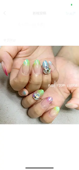 ネイル nail room  cuore所属・松尾 典子のネイルデザイン