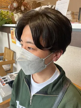 パーマ メンズ 高木 櫻のヘアスタイル