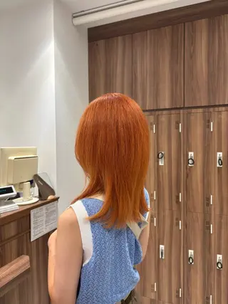 セミロング 小村 侑生のヘアスタイル