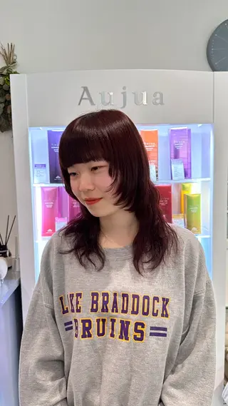 ミディアム カラー ショートカット/ 江森　遼祐のヘアスタイル