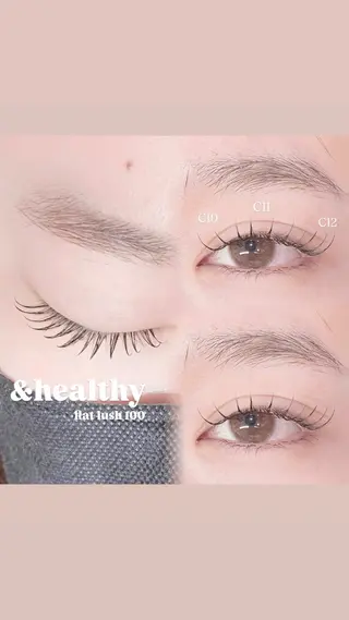 マツエク・マツパ JuQ💎 Riokaのマツエク・マツパデザイン