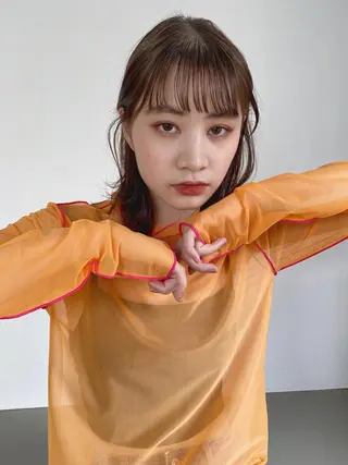 ショート カラー パーマ Hayashi Shioriのヘアスタイル