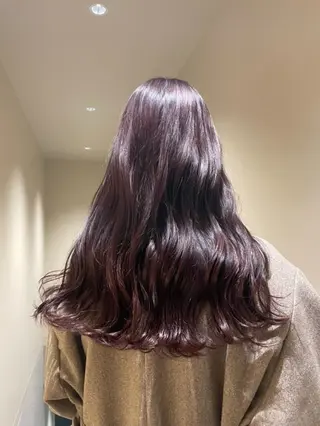 ロング カラー ヘアアレンジ 烏丸/透明感カラー/ ヘッドスパ/kahoのヘアスタイル