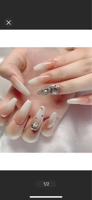 ネイル 長さだし専門店）H‘ami nailsalon新大久保所属・金子 希のネイルデザイン