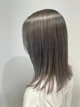 セミロング カラー 🌈🌸あおき みちる🌟💗のヘアスタイル