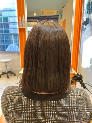 ミディアム うしだ かおるのヘアスタイル