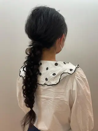 ロング ヘアアレンジ One By The Ect所属・ショート/脱白髪染め ☆宇﨑悠実のヘアスタイル