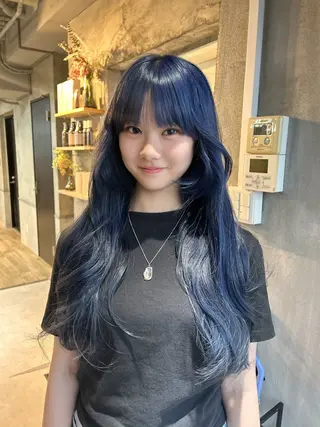 ロング 心斎橋ヘアカラー 海外ﾚｲﾔｰ/マリナのヘアスタイル