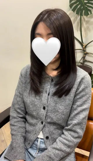 セミロング レイヤーカット/韓国 ヘア/LILICAのヘアスタイル