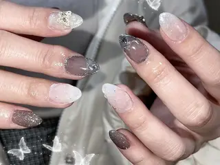 ネイル na🎀🎀na ちゅるちゅるのネイルデザイン