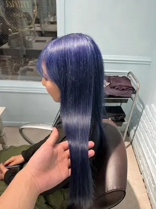 カラー ギャル/ハイトーン 特化/ルイヤのヘアスタイル