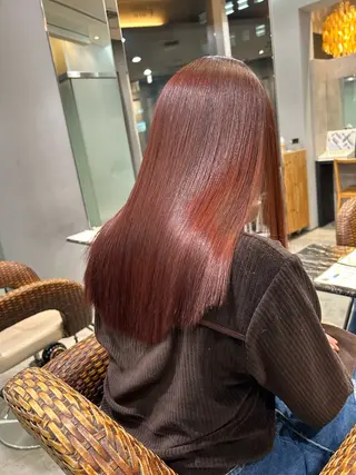 ロング カラー 縮毛矯正の達人呉 大和のヘアスタイル