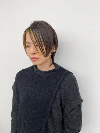 ショート カラー Lann    HAIR•MAKE所属・渡邉 琢也のヘアスタイル