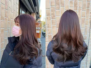 セミロング 横浜／桜木町／艶髪 【Shin】亀井 真のヘアスタイル