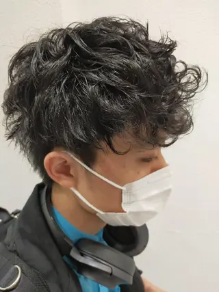 パーマ メンズ Ash 店長 木村 和人のヘアスタイル