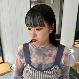 ミディアム 髪質改善 イオリのヘアスタイル