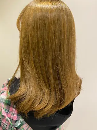 ミディアム カラー 🌹艶髪カラー🌹 津田晴加【西荻窪】のヘアスタイル