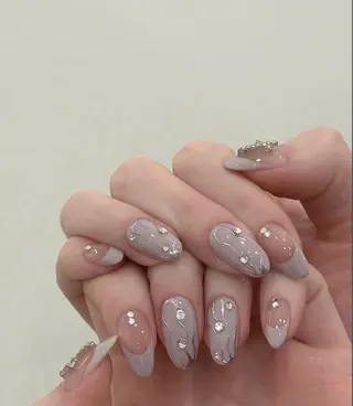 ネイル By moonネイル 🌷ワンホン/韓国風のネイルデザイン