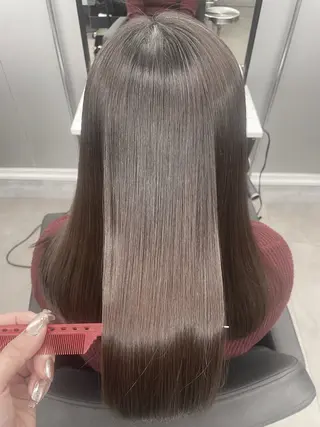 セミロング カラー 髪質改善/縮毛/新宿 🫧SUZUKA🫧のヘアスタイル