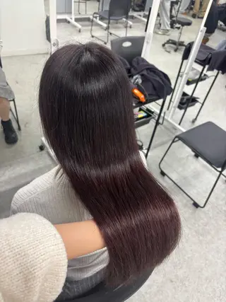 ロング カラー 韓国トレンドヘア🤍 Chima🤍のヘアスタイル