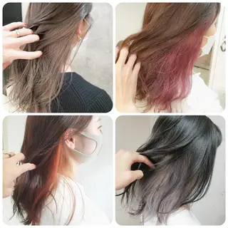 ミディアム カラー Oli所属・ミルクティー特化 🌈島内　琢真🌈のヘアスタイル