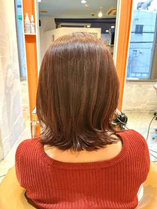 ミディアム カラー うしだ かおるのヘアスタイル