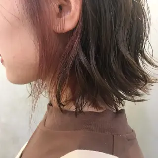 ショート カラー ヘアアレンジ stylist/蛯谷 珠里のヘアスタイル