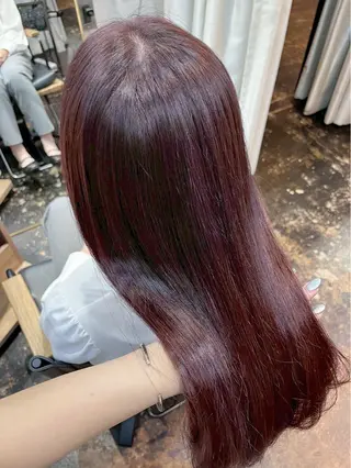 ロング カラー ハイトーン/韓国風/ 艶髪/吉祥寺のヘアスタイル