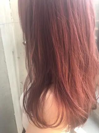 ロング カラー 韓国hair ·͜· watanabeのヘアスタイル