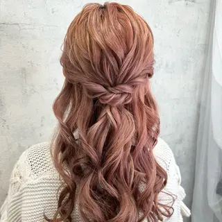 ロング ヘアアレンジ 松本ののか /錦/ヘアセットのヘアスタイル