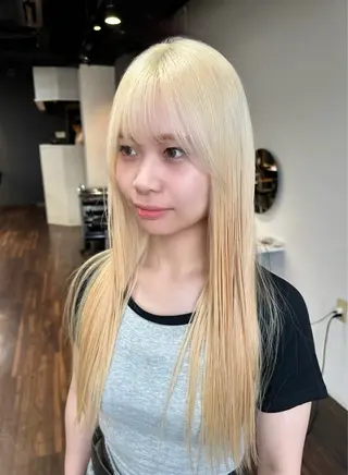 ロング 艶髪カラー/レイヤ ー支持No.1renのヘアスタイル