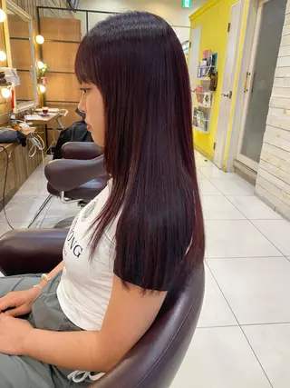 ロング カラー riho/ブリーチ/ デザインカラー/辻堂のヘアスタイル