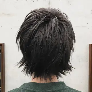 ショート メンズ ✂︎ウルフ・ショート ✂︎MIKUNIのヘアスタイル