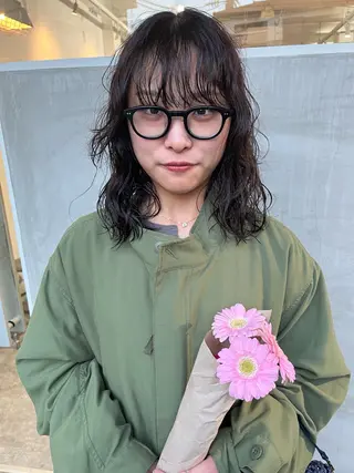 ミディアム パーマ 金井京介/レイヤー /ボブパーマのヘアスタイル